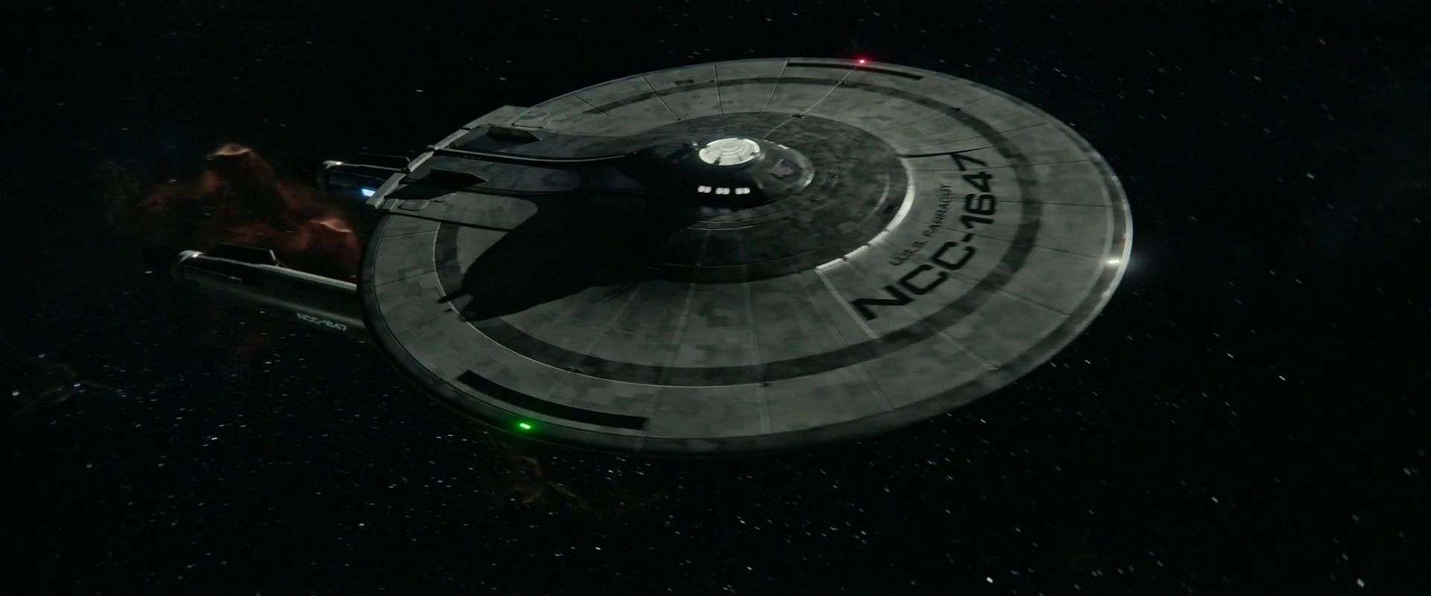 USS Proteus departing